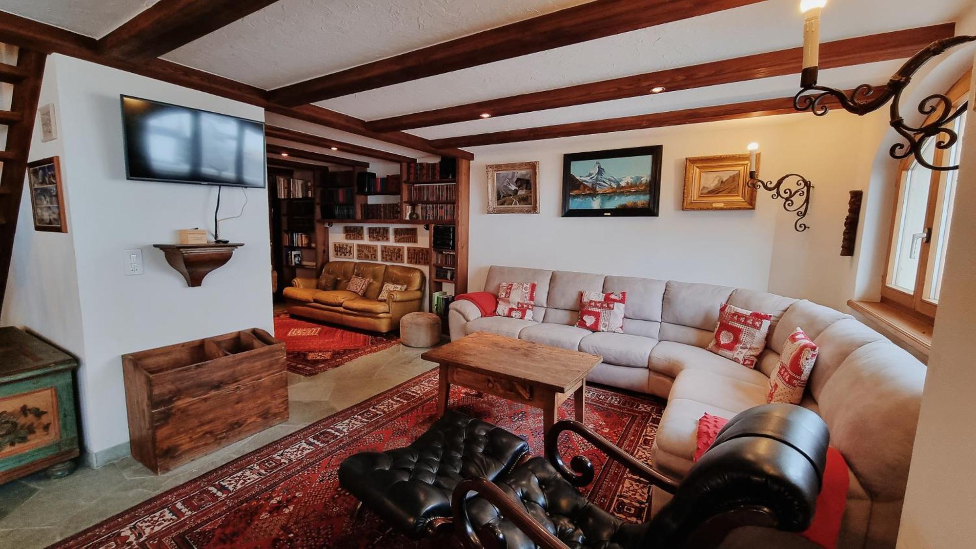 Haus Tiefbach - Apartment Cervino ツェルマット エクステリア 写真